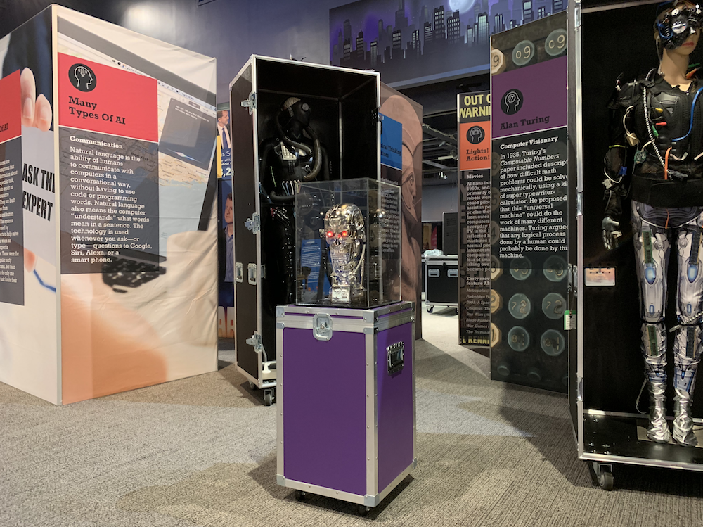 AI Exhibit entry display